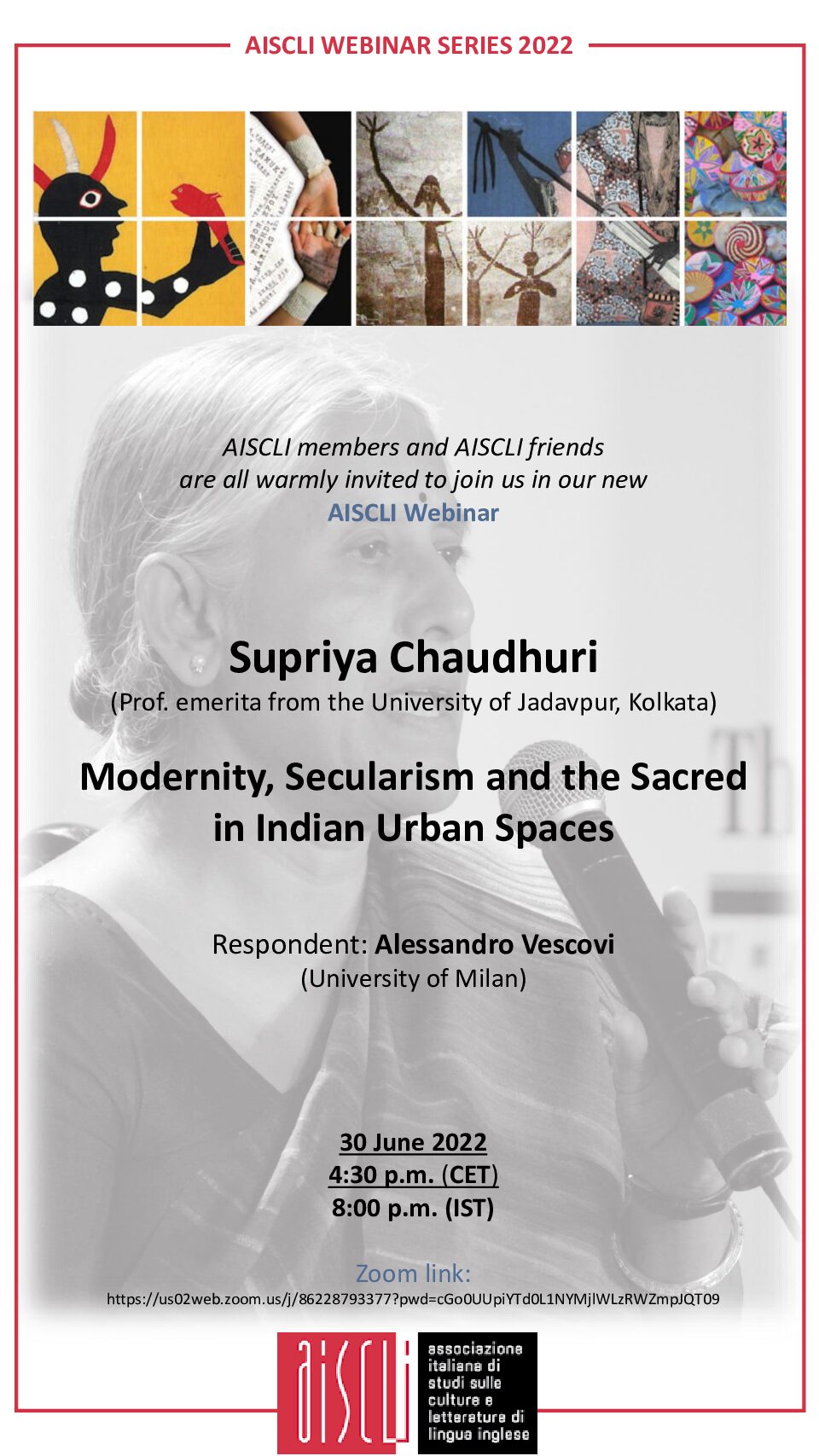 AISCLI WEBINAR SERIES 2022. SUPRIYA CHAUDHURI